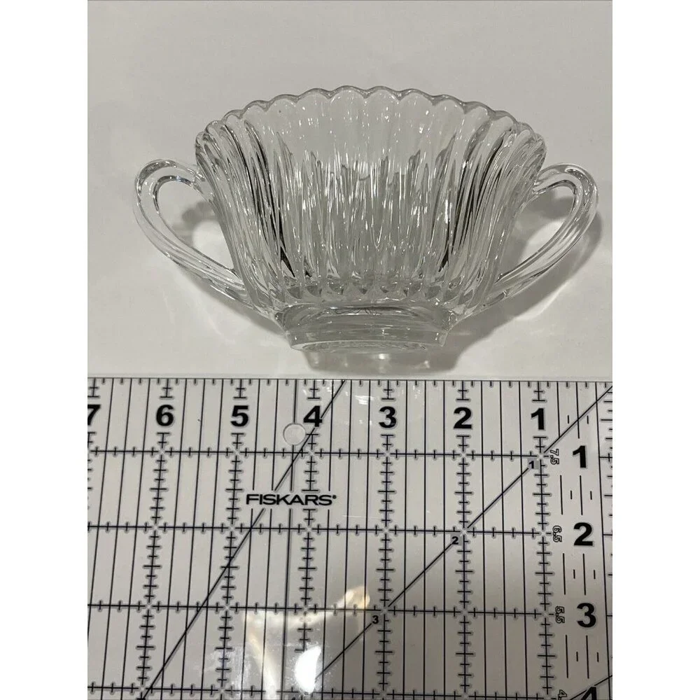 Fostoria Radiance Oval Clear Glass Sugar Bowl . No Chips, No‎ Cracks, No Repairs